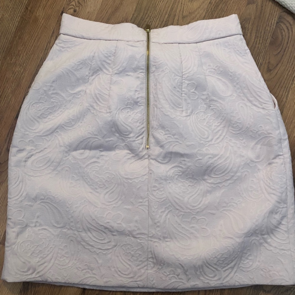 Pink H&M Detailed Skirt with Pockets